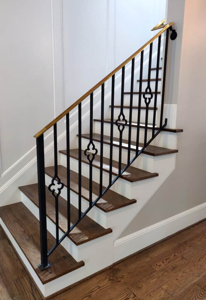 Wrought iron railing